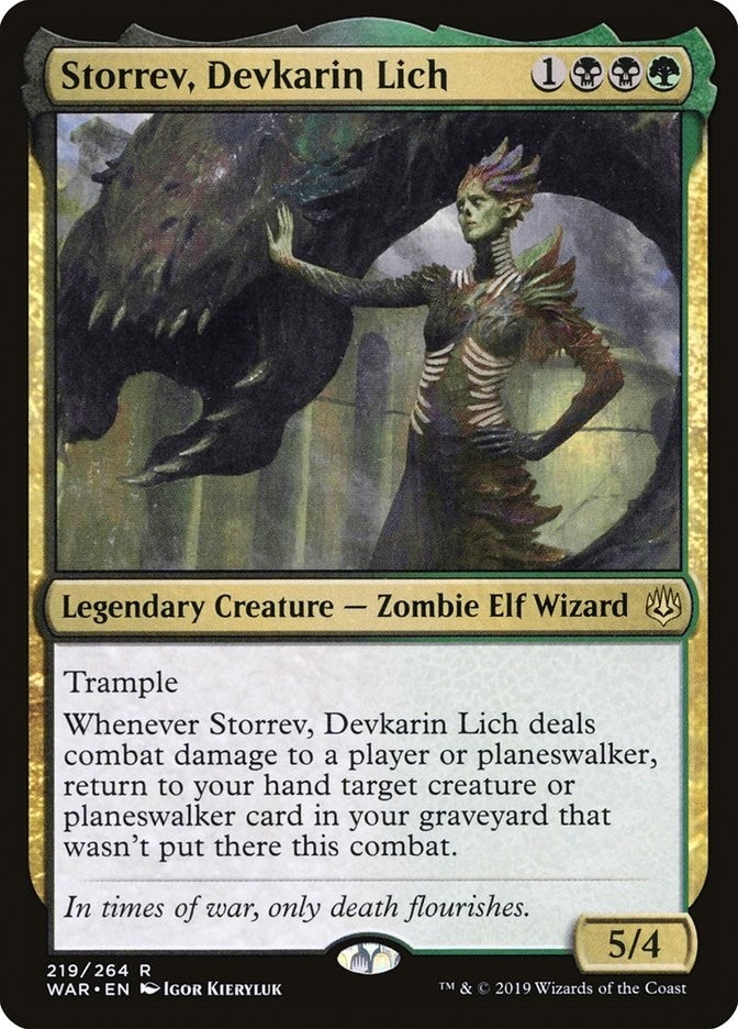 Image for Storrev, Devkarin Lich (219) [War of the Spark]