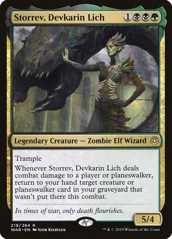 Image for Storrev, Devkarin Lich (219) [War of the Spark]