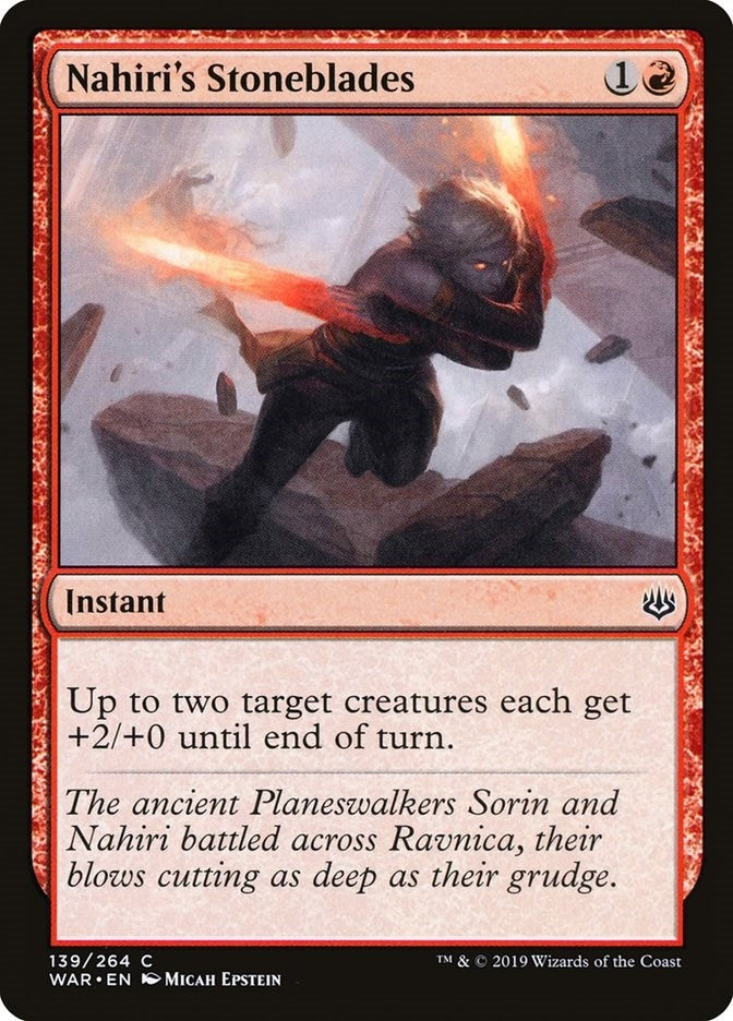 Image for Nahiri's Stoneblades (139) [War of the Spark]