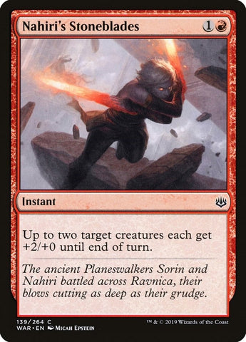 Image for Nahiri's Stoneblades (139) [War of the Spark]
