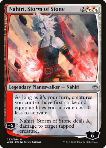 Image for Nahiri, Storm of Stone (233) [War of the Spark]
