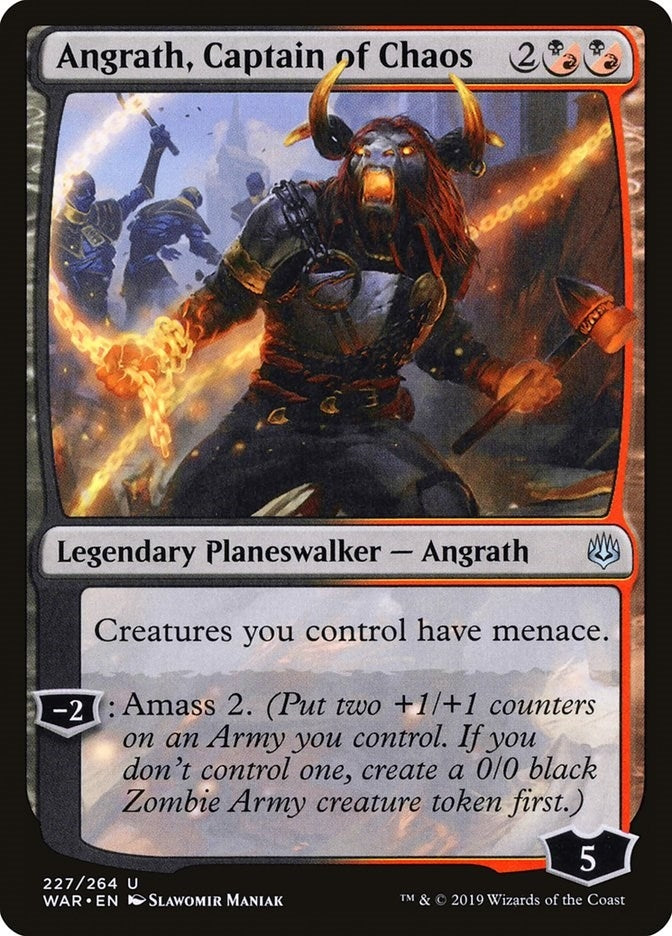 Image for Angrath, Captain of Chaos (227) [War of the Spark]