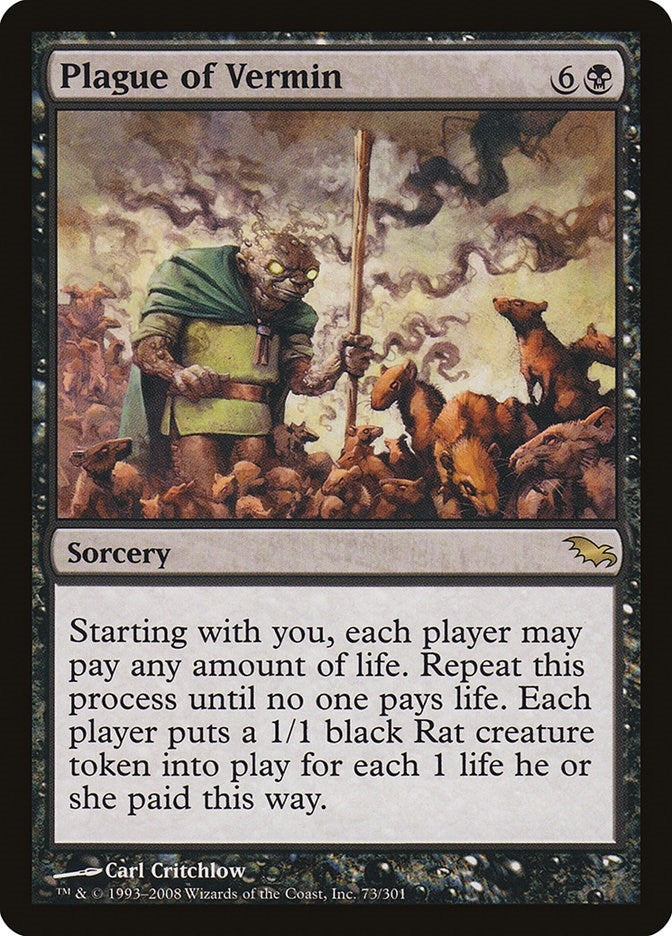 Image for Plague of Vermin (73) [Shadowmoor]