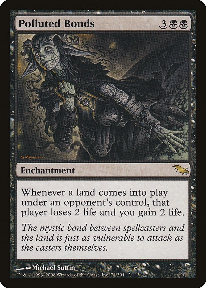 Image for Polluted Bonds (74) - Magic: The Gathering