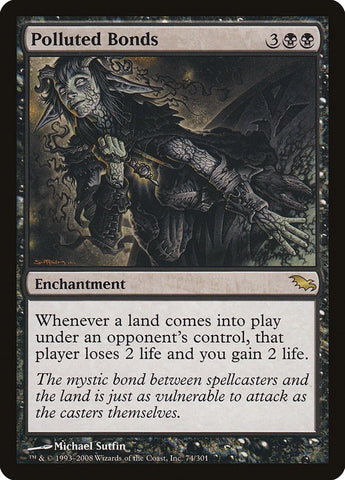 Image for Polluted Bonds (74) - Magic: The Gathering