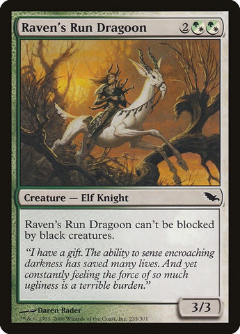 Image for Raven's Run Dragoon (235) - Magic: The Gathering