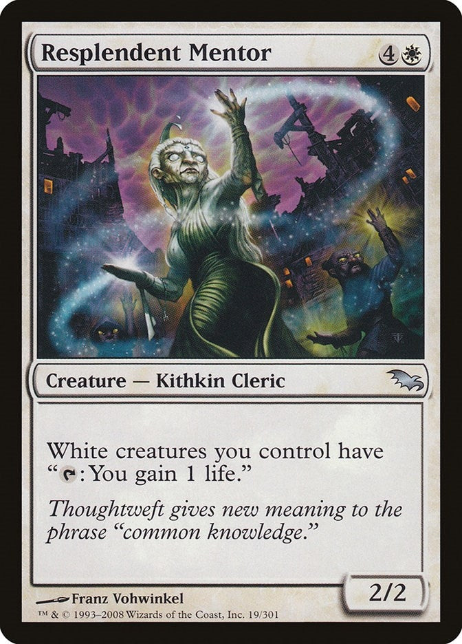 Image for Resplendent Mentor (19) [Shadowmoor]