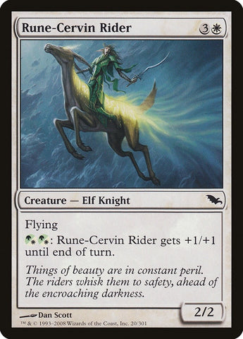 Image for Rune-Cervin Rider (20) [Shadowmoor]