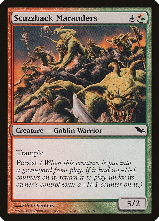 Image for Scuzzback Marauders (216) [Shadowmoor]