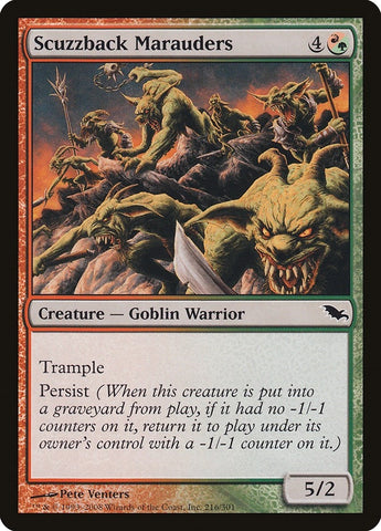 Image for Scuzzback Marauders (216) - Magic: The Gathering