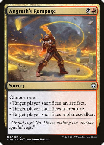 Image for Angrath's Rampage (185) [War of the Spark]
