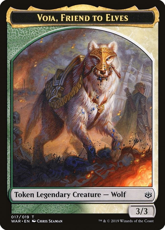 Image for Voja, Friend to Elves Token (17) [War of the Spark]