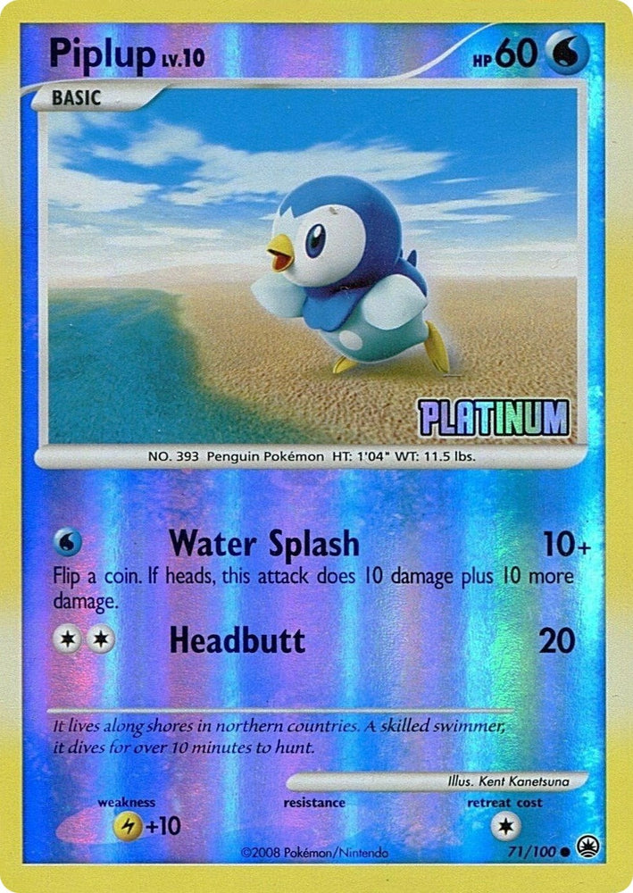 Image for Piplup (071/100) [Burger King Promos]