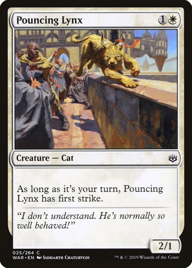 Image for Pouncing Lynx (25) [War of the Spark]