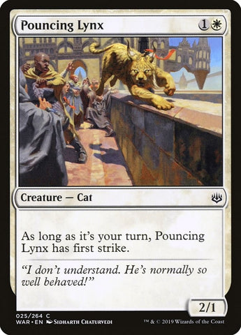 Image for Pouncing Lynx (25) [War of the Spark]