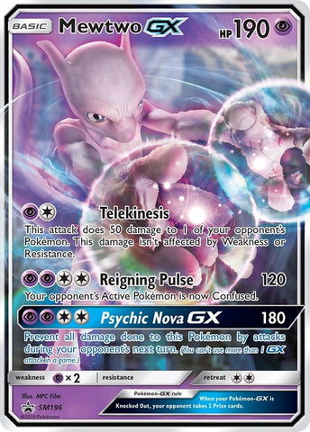 Image for Mewtwo GX - SM196 (SM196) [SM Promos]