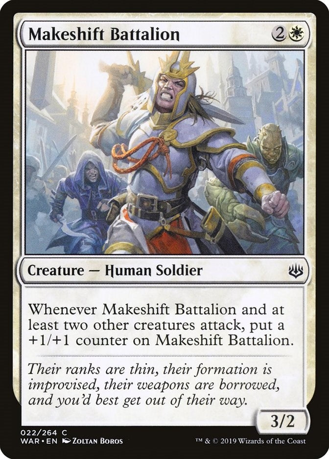 Image for Makeshift Battalion (22) [War of the Spark]