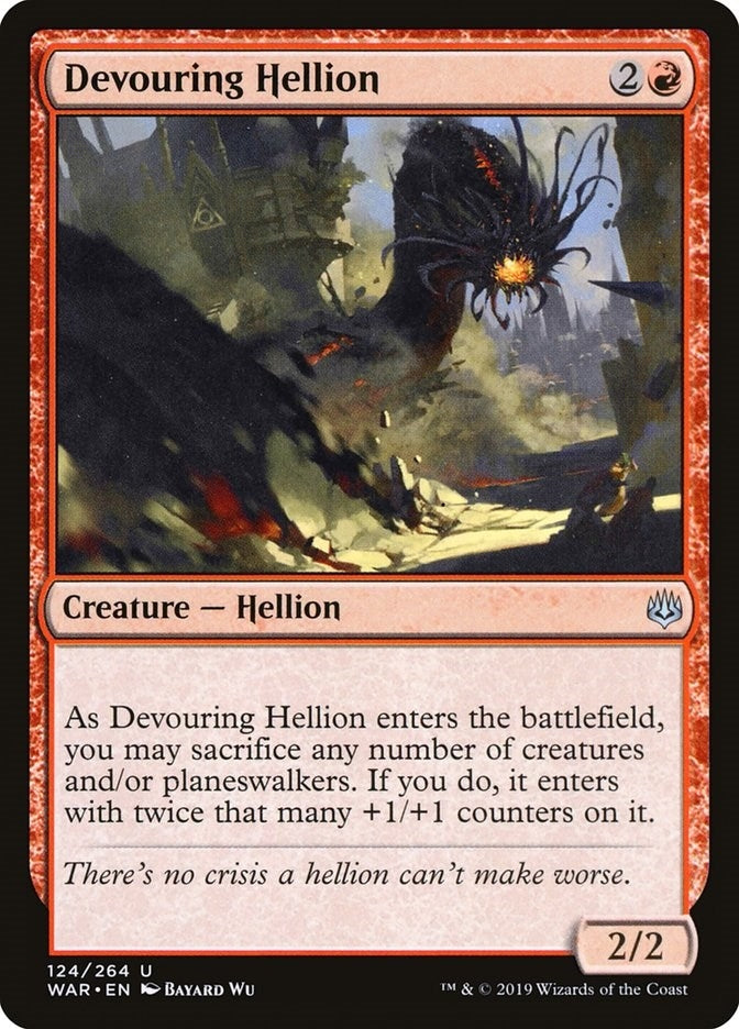 Image for Devouring Hellion (124) [War of the Spark]