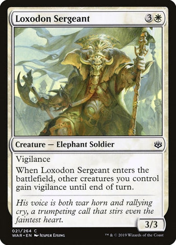 Image for Loxodon Sergeant (21) [War of the Spark]