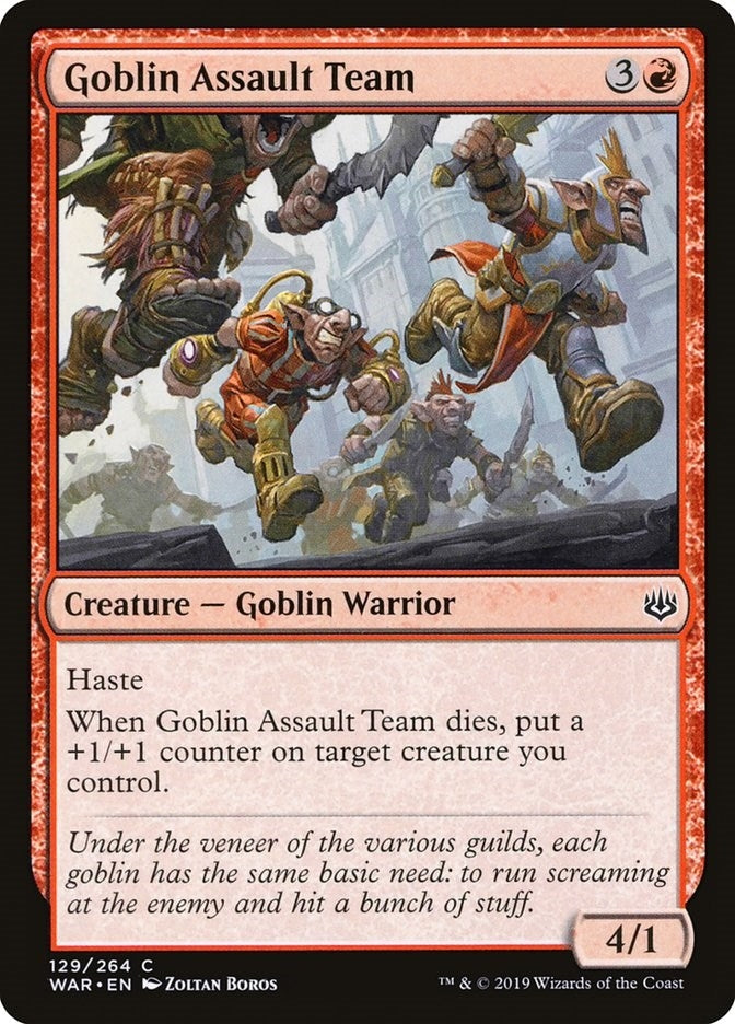 Image for Goblin Assault Team (129) [War of the Spark]
