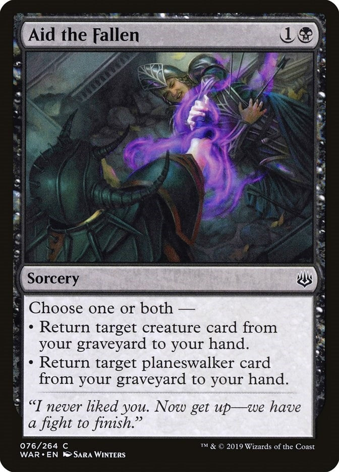 Image for Aid the Fallen (76) [War of the Spark]