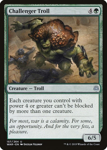 Image for Challenger Troll (157) [War of the Spark]