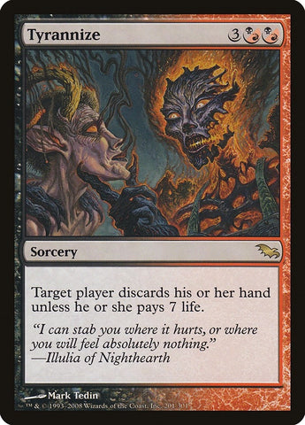 Image for Tyrannize (201) - Magic: The Gathering