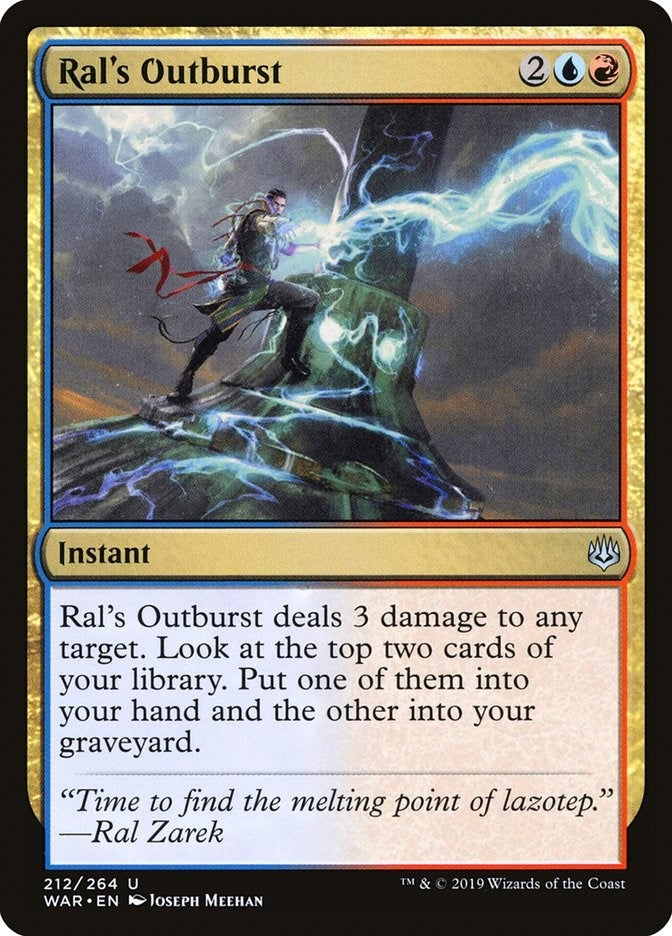 Image for Ral's Outburst (212) [War of the Spark]