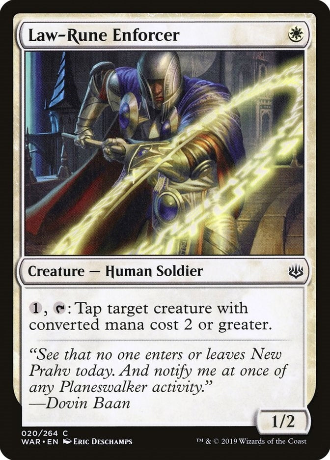 Image for Law-Rune Enforcer (20) [War of the Spark]