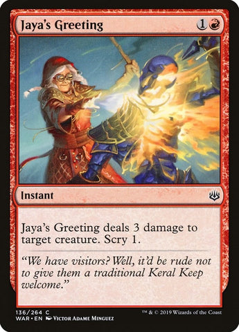 Image for Jaya's Greeting (136) [War of the Spark]
