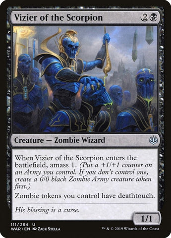 Image for Vizier of the Scorpion (111) [War of the Spark]