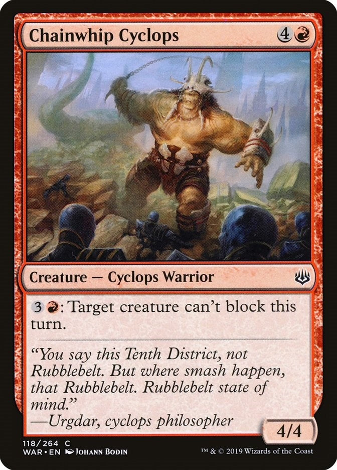 Image for Chainwhip Cyclops (118) [War of the Spark]