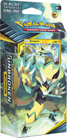 Image for Unbroken Bonds Lightning Loop Theme Deck - [Zeraora] [SM - Unbroken Bonds]