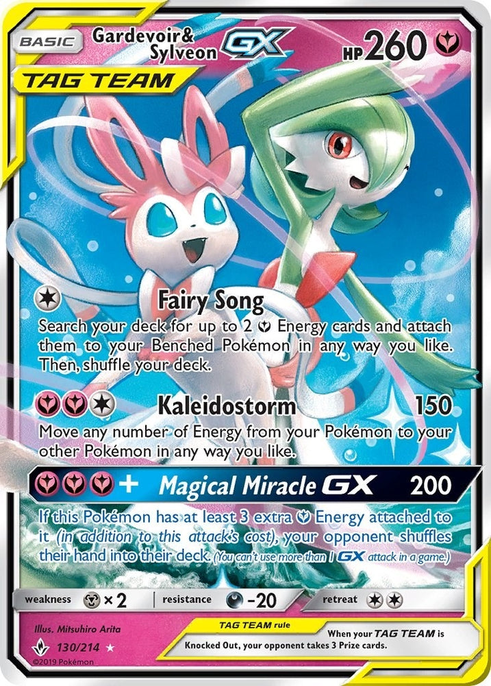 Image for Gardevoir & Sylveon GX (130/214) [SM - Unbroken Bonds]