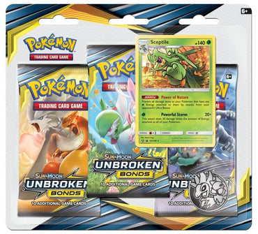 Image for Unbroken Bonds 3 Pack Blister [Sceptile] [SM - Unbroken Bonds]