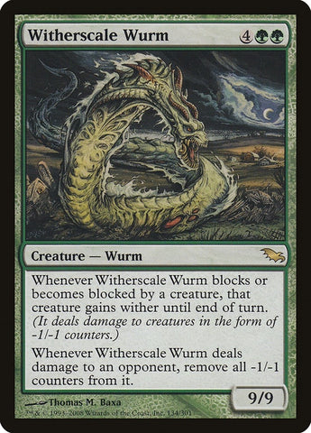 Image for Witherscale Wurm (134) - Magic: The Gathering