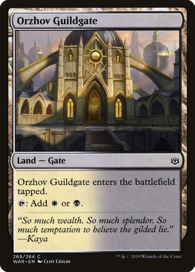 Image for Orzhov Guildgate (269) [War of the Spark]