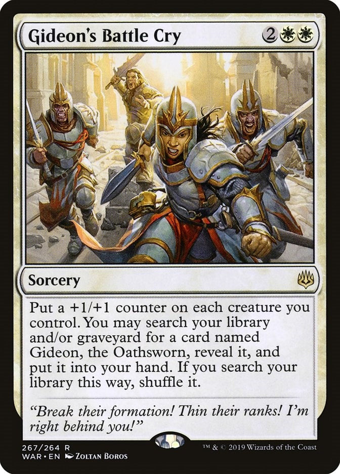 Image for Gideon's Battle Cry (267) [War of the Spark]