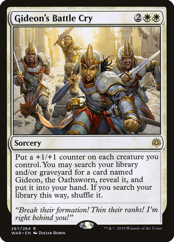 Image for Gideon's Battle Cry (267) [War of the Spark]