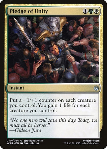 Image for Pledge of Unity (210) - Magic: The Gathering