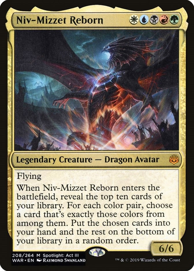 Image for Niv-Mizzet Reborn (208) [War of the Spark]