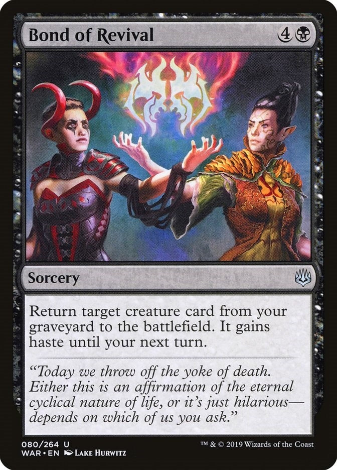 Image for Bond of Revival (80) [War of the Spark]