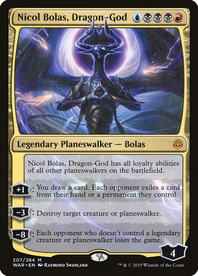 Image for Nicol Bolas, Dragon-God (207) [War of the Spark]