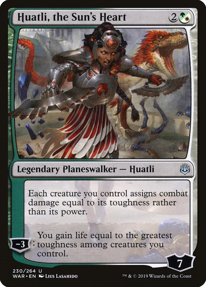 Image for Huatli, the Sun's Heart (230) [War of the Spark]