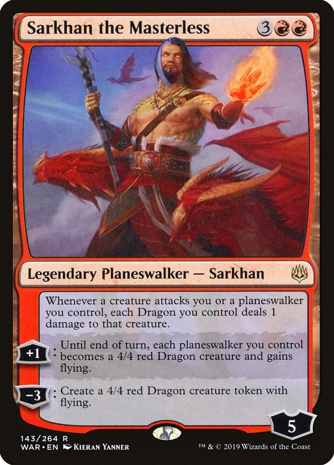 Image for Sarkhan the Masterless (143) [War of the Spark]