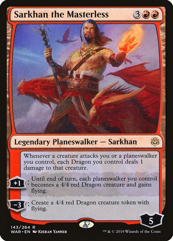 Image for Sarkhan the Masterless (143) [War of the Spark]