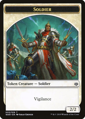 Image for Soldier Token (3) - Magic: The Gathering