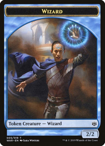 Image for Wizard Token (5) - Magic: The Gathering