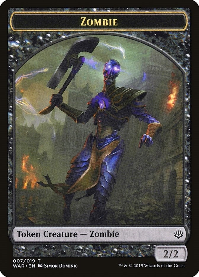 Image for Zombie Token (7) [War of the Spark]