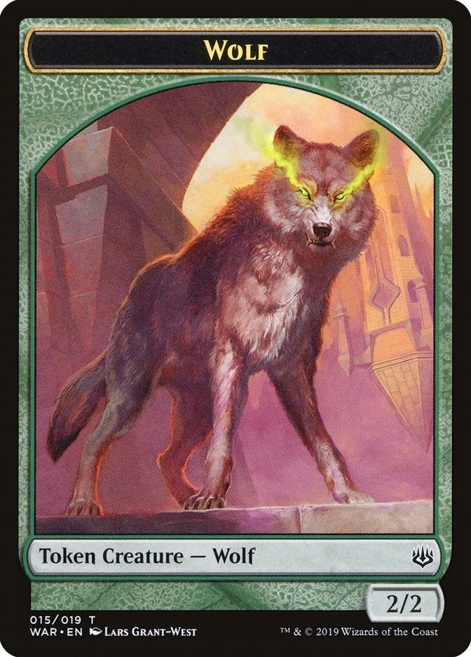Image for Wolf Token (15) [War of the Spark]